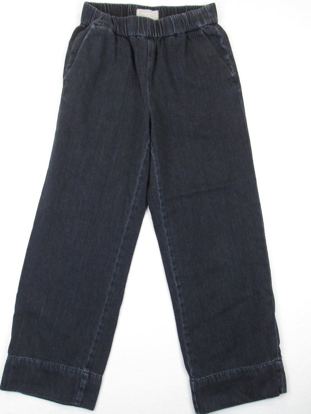 Everlane The Easy Jean Women's 4 Elastic Waist Organic Cotton Waist Wide Leg